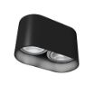 Plafoniera living Nowodvorski Oval Black 9240 aluminiu negru