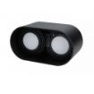 Plafoniera living Nowodvorski Oval Black 9240 aluminiu negru