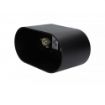 Plafoniera living Nowodvorski Oval Black 9240 aluminiu negru