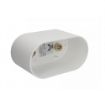 Plafoniera living Nowodvorski Oval White 9241 aluminiu alb