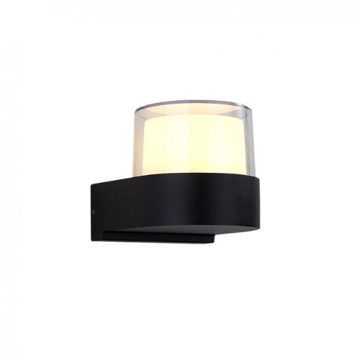 Aplica LED exterior Klausen Radiance 1 Black KL121036 aluminiu negru