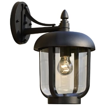 Aplica exterior Klausen Tolson 3 Black KL133007 aluminiu negru
