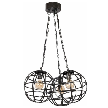 Lustra bucatarie Klausen Triglob 3 Black KL113003 metal negru