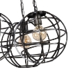 Lustra bucatarie Klausen Triglob 3 Black KL113003 metal negru