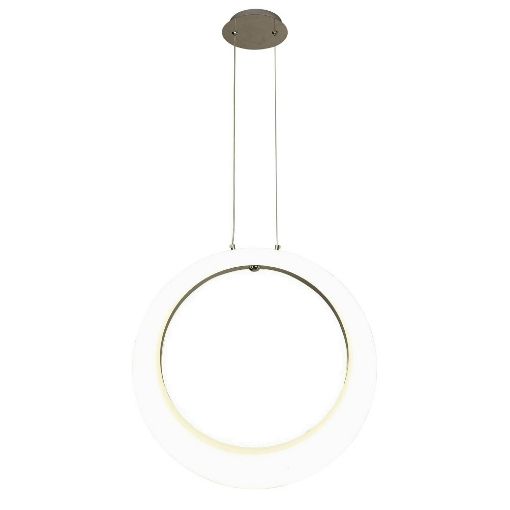 Pendul LED Klausen Moony Chrome-White KL142010 plastic alb