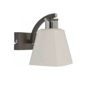 Aplica dormitor Klausen Zelma Black-White KL 9122 sticla alba