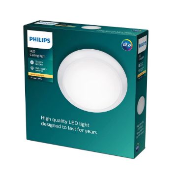 Plafoniera LED Philips Cinnabar White 4x5.5W 500LM lumina calda PC02052