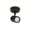 Spot WiZ Imageo Black GU10 4.9W 345lm WiFi BT lumina alba reglabila
