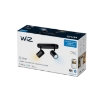 Spot WiZ Imageo Black GU10 2x4.9W 690lm WiFi BT lumina alba reglabila