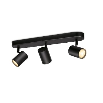 Spot WiZ Imageo Black GU10 3x4.9W 1035lm WiFi BT lumina alba reglabila