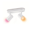 Spot WiZ Imageo White GU10 2x4.9W 690lm WiFi BT RGB lumina colorata