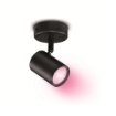 Spot WiZ Imageo Black GU10 4.9W 345lm WiFi BT RGB lumina colorata