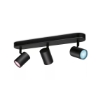 Spot WiZ Imageo Black GU10 3x4.9W 1035lm WiFi BT RGB lumina colorata