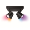 Spot WiZ Imageo Black 4x5W 1380lm WiFi BT lumina colorata