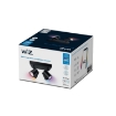 Spot WiZ Imageo Black 4x5W 1380lm WiFi BT lumina colorata