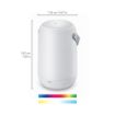 Veioza alba WiZ Mobile 13.5W 400lm WiFi BT lumina colorata