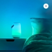 Veioza alba WiZ Mobile 13.5W 400lm WiFi BT lumina colorata