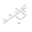 Conector direct Maytoni Unity Track System White TRA002C-11W