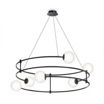 Lustra Maytoni Balance Black-White MOD317PL-06B