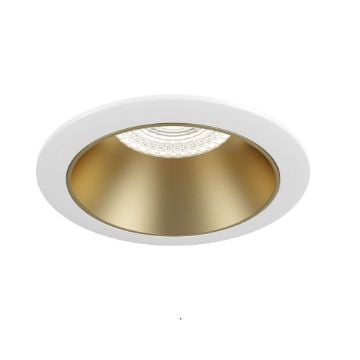 Spot incastrat Maytoni Share White-Matt Gold DL053-01WMG