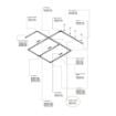 Conector drept sina Maytoni Trinity Track System Black TRA005C-31B