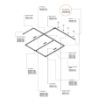 Accesoriu suspendare sina Maytoni Trinity Track System White TRA005WS-31W