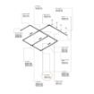 Accesoriu conexiune sina Maytoni Trinity Track System Black TRA005TL-31B