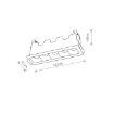 Plafoniera LED Nowodvorski Mini White-Black 10W 10043 aluminiu alb
