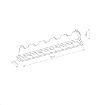 Plafoniera LED Nowodvorski Mini White-Black 20W 10046 aluminiu alb