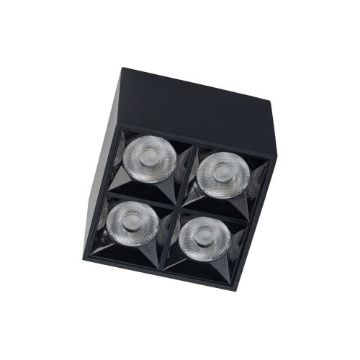Plafoniera LED Nowodvorski Midi Black 16W 10054 aluminiu negru