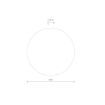 Aplica LED Nowodvorski Ring Wood S Black-Gold 10280 lemn auriu