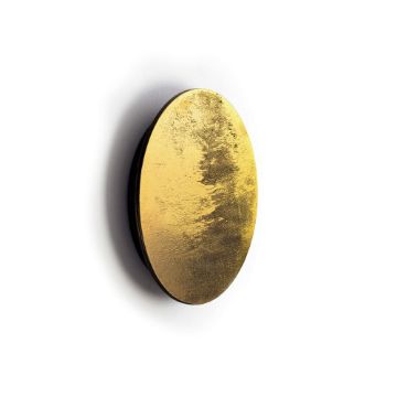 Aplica LED Nowodvorski Ring Wood M Black-Gold 10281 lemn auriu