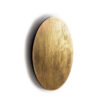 Aplica LED Nowodvorski Ring Wood L Black-Gold 10282 lemn auriu
