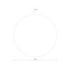 Aplica LED Nowodvorski Ring Wood L Black-Gold 10282 lemn auriu