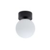 Plafoniera living Nowodvorski Kier S Black-White 10302 sticla alb