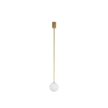 Pendul living Nowodvorski Kier M Gold-White 10306 sticla alb