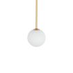 Pendul living Nowodvorski Kier M Gold-White 10306 sticla alb