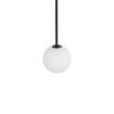 Pendul living Nowodvorski Kier M Black-White 10307 sticla alb
