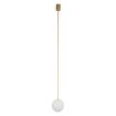 Pendul living Nowodvorski Kier L Gold-White 10308 sticla alb