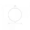 Aplica LED Nowodvorski Ring S Chocolate 10315 otel maro