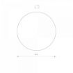 Aplica LED Nowodvorski Ring M Gold 10350 otel auriu
