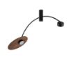 Plafoniera living Nowodvorski Heft Wood 10356 otel negru
