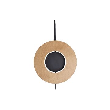 Aplica living Nowodvorski Sunset Natural A Wood 10576 otel negru
