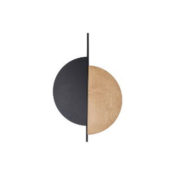 Aplica living Nowodvorski Sunset Natural B Wood 10577 otel negru