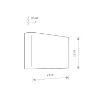 Aplica bucatarie Nowodvorski Haga Gold 10456 aluminiu auriu