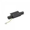 Conector drept incastrat Nowodvorski Profile Power Black 10228 otel negru