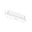 Plafoniera LED sina Nowodvorski LVM Focus Track System Black 10144 aluminiu negru