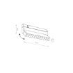 Plafoniera LED sina Nowodvorski LVM Focus Out Track System Black 10145 aluminiu negru