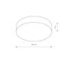 Plafoniera bucatarie Nowodvorski Arena Black 10175 plastic alb