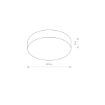 Plafoniera bucatarie Nowodvorski Arena White 10184 plastic alb